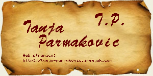 Tanja Parmaković vizit kartica